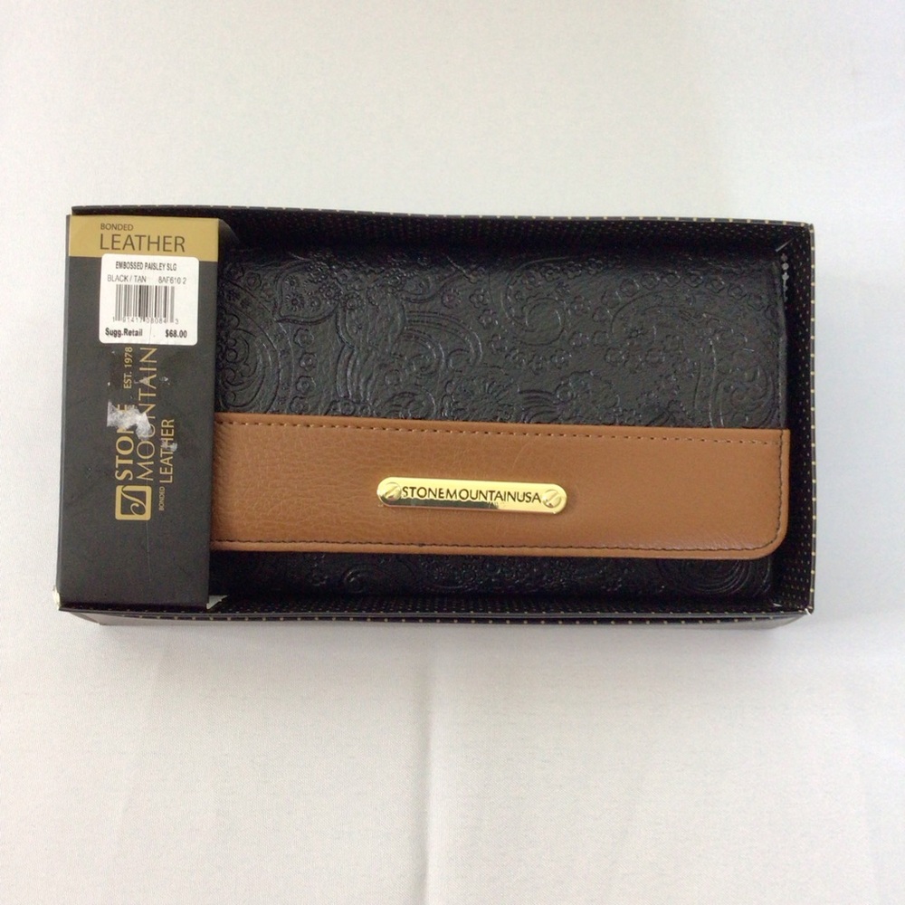 Stone Mountain Bonded Leather Wallet NEW